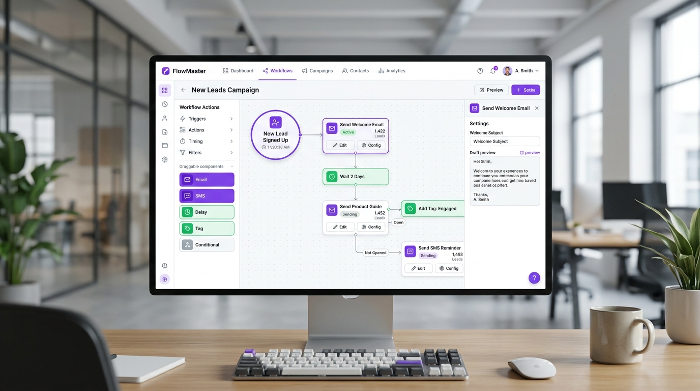 Automation Workflow Mockup